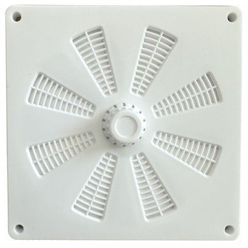 Grelha De Ventilao Giratria 12x12cm
