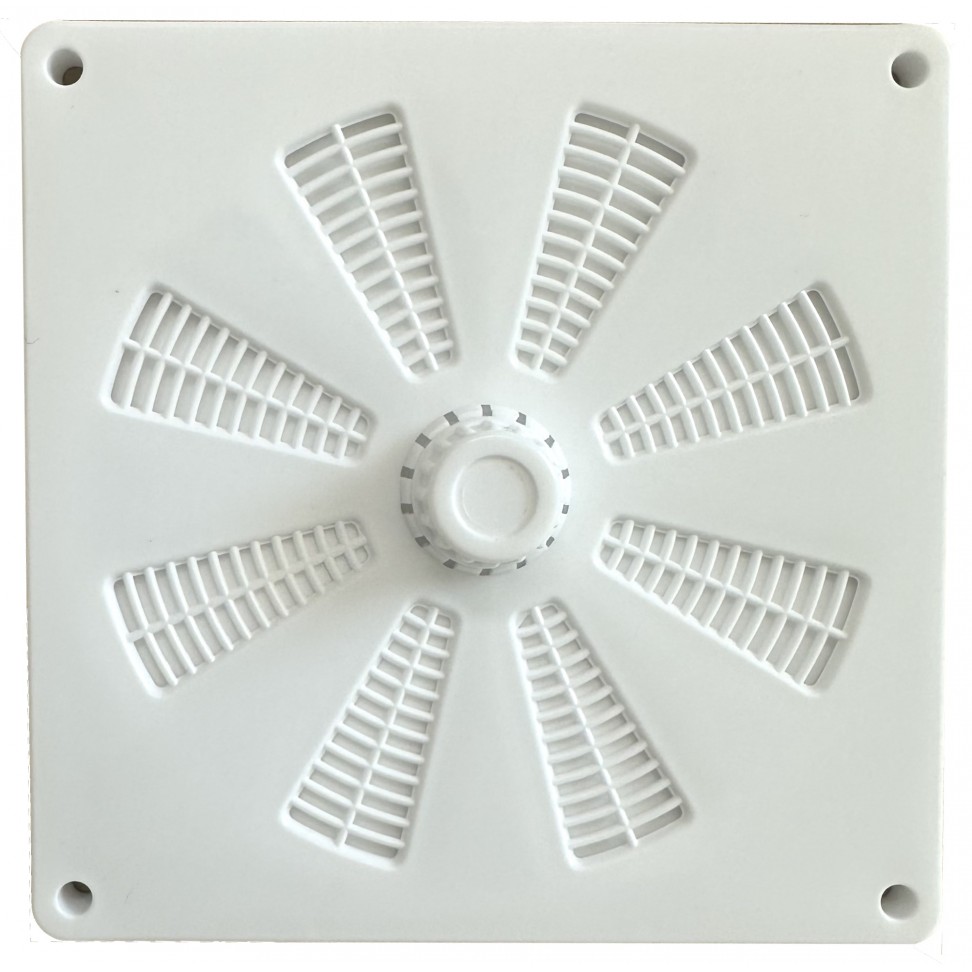 Grelha de Ventila��o Girat�ria 15x15cm