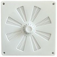 Grelha De Ventilação Giratória 15x15cm Grelha De Ventilação Giratória 15x15cm