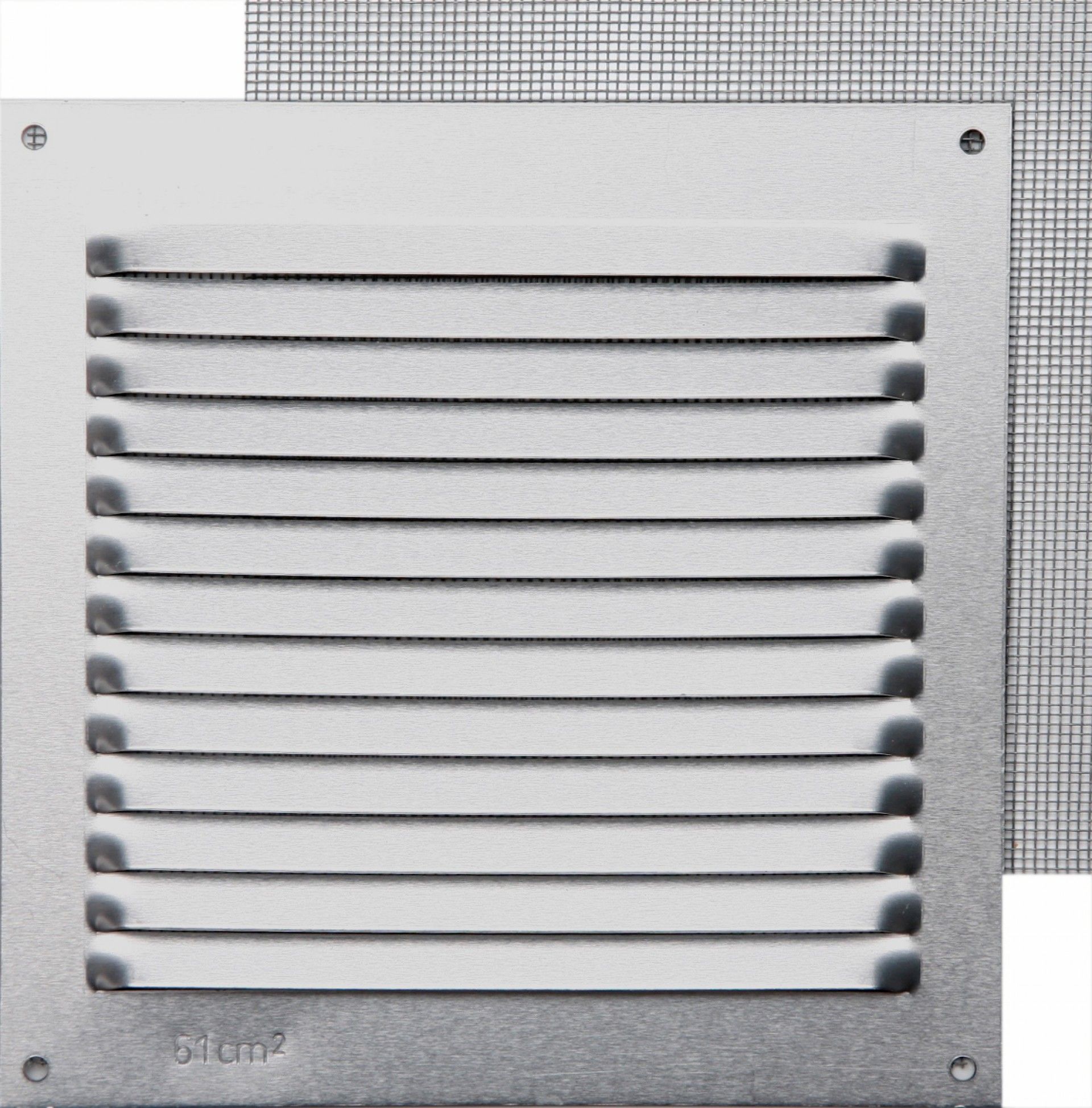 Grelha Mosquiteiro Alumínio 15x15cm