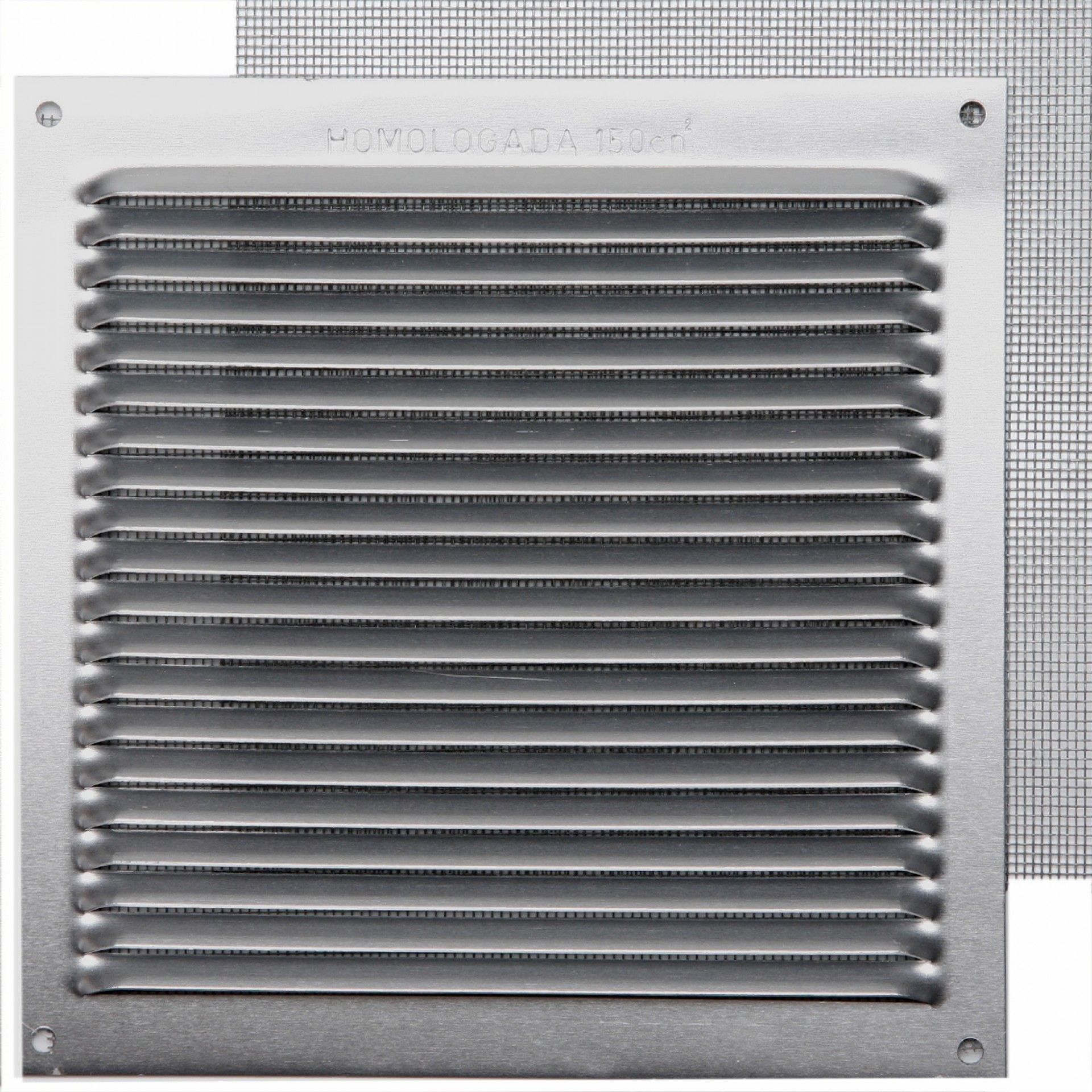 Grelha Mosquiteiro Alumínio 17x17cm