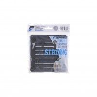 Grelha Strong C/Mosqueteiro 15x15cm Cinza