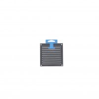 Grelha C/Mosqueteiro Alumnio 10x10x0.8cm Cinza