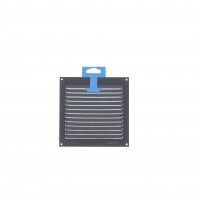 Grelha C/Mosqueteiro  Alumnio 15x15x0.8cm Cinza