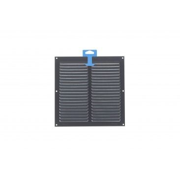 Grelha C/Mosqueteiro Alumnio 25x25x0.8cm Cinza