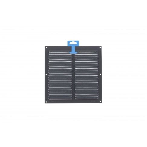 Grelha C/Mosqueteiro Alumnio 25x25x0.8cm Cinza