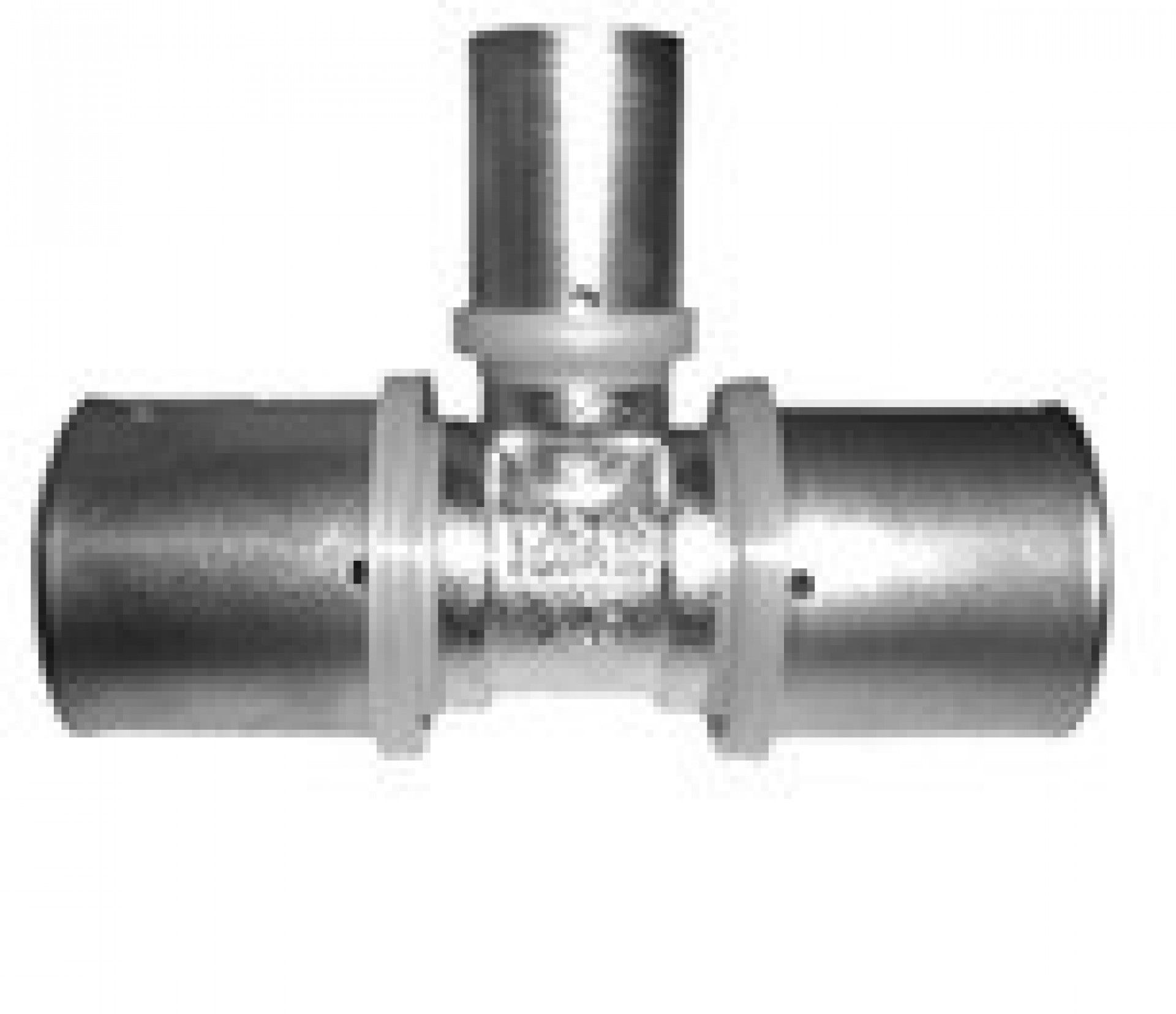 Tê Redondo Cromado Multicamada 25x20x25