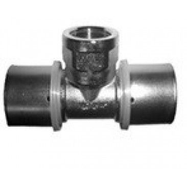 T Roscado Cravar Cromado Multicamada 20x1/2x20