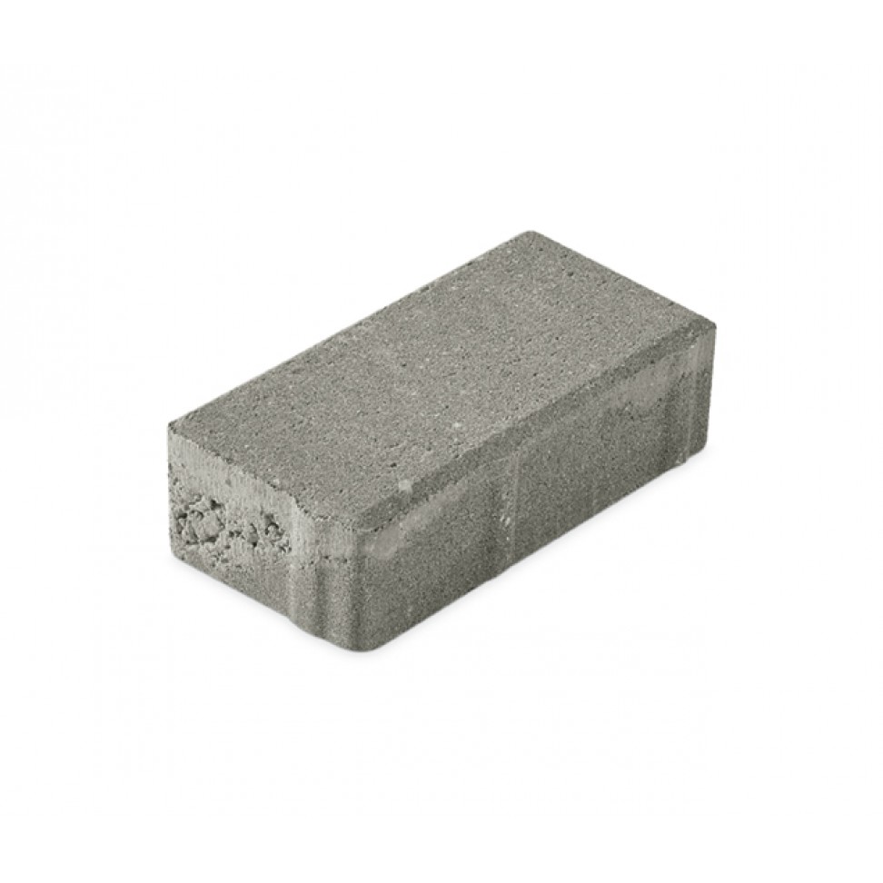 Pav� Retangular Cinza 200x100x55mm