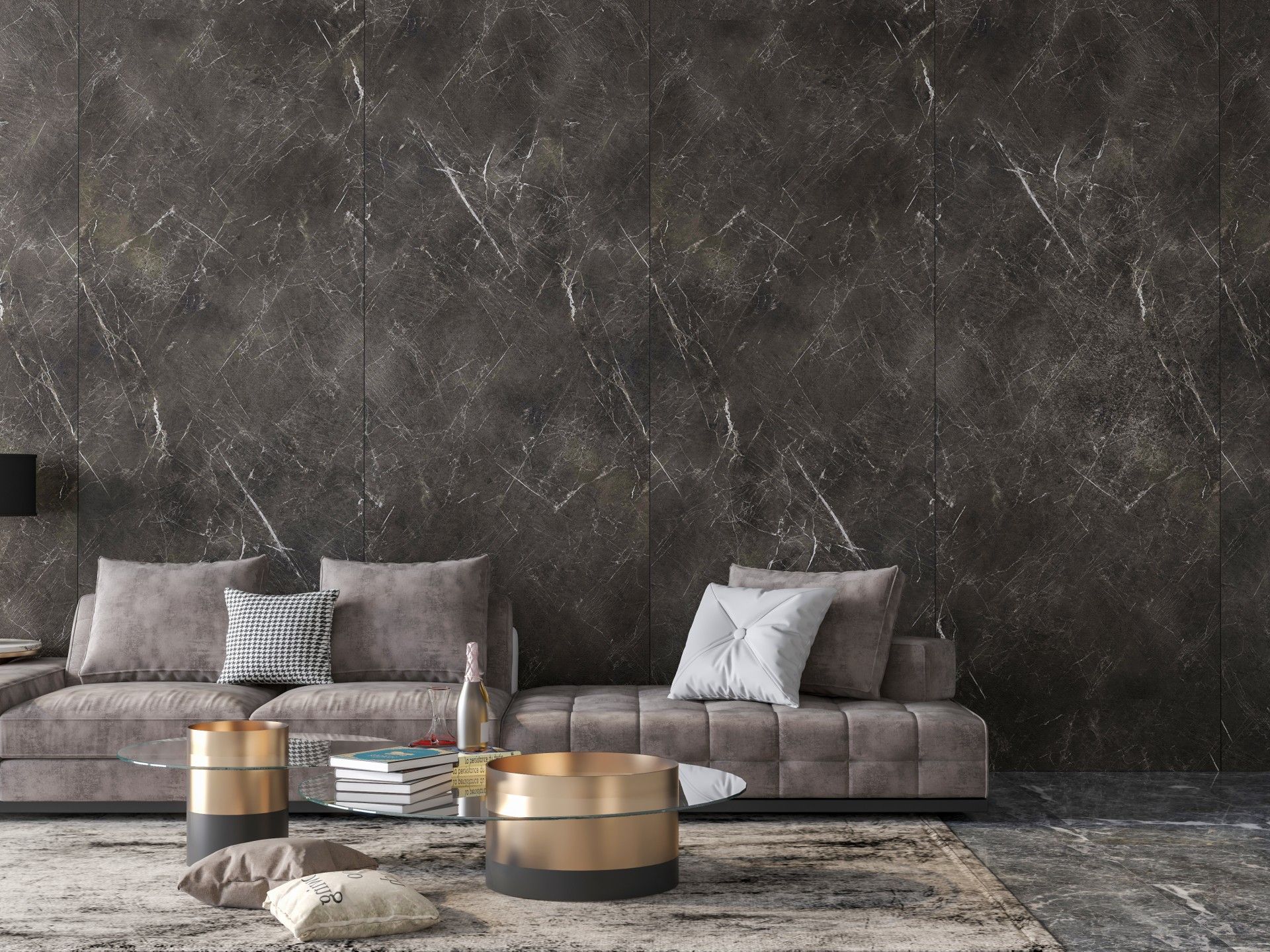 PAINEL SPC CARRARA 260X90CM 2,34M2