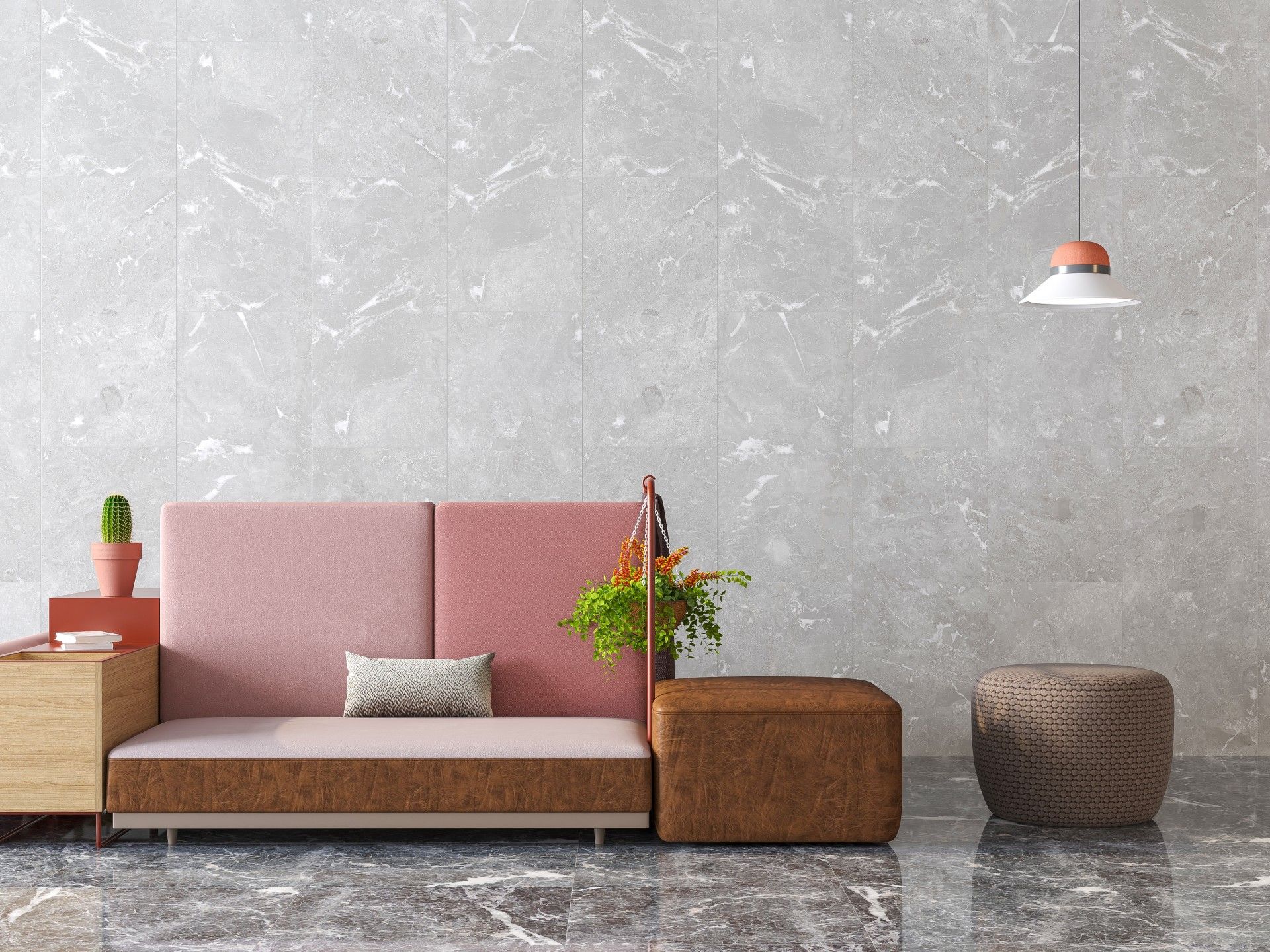 PAINEL SPC MARBLE 59,2X118,4CM CX.2,80M2