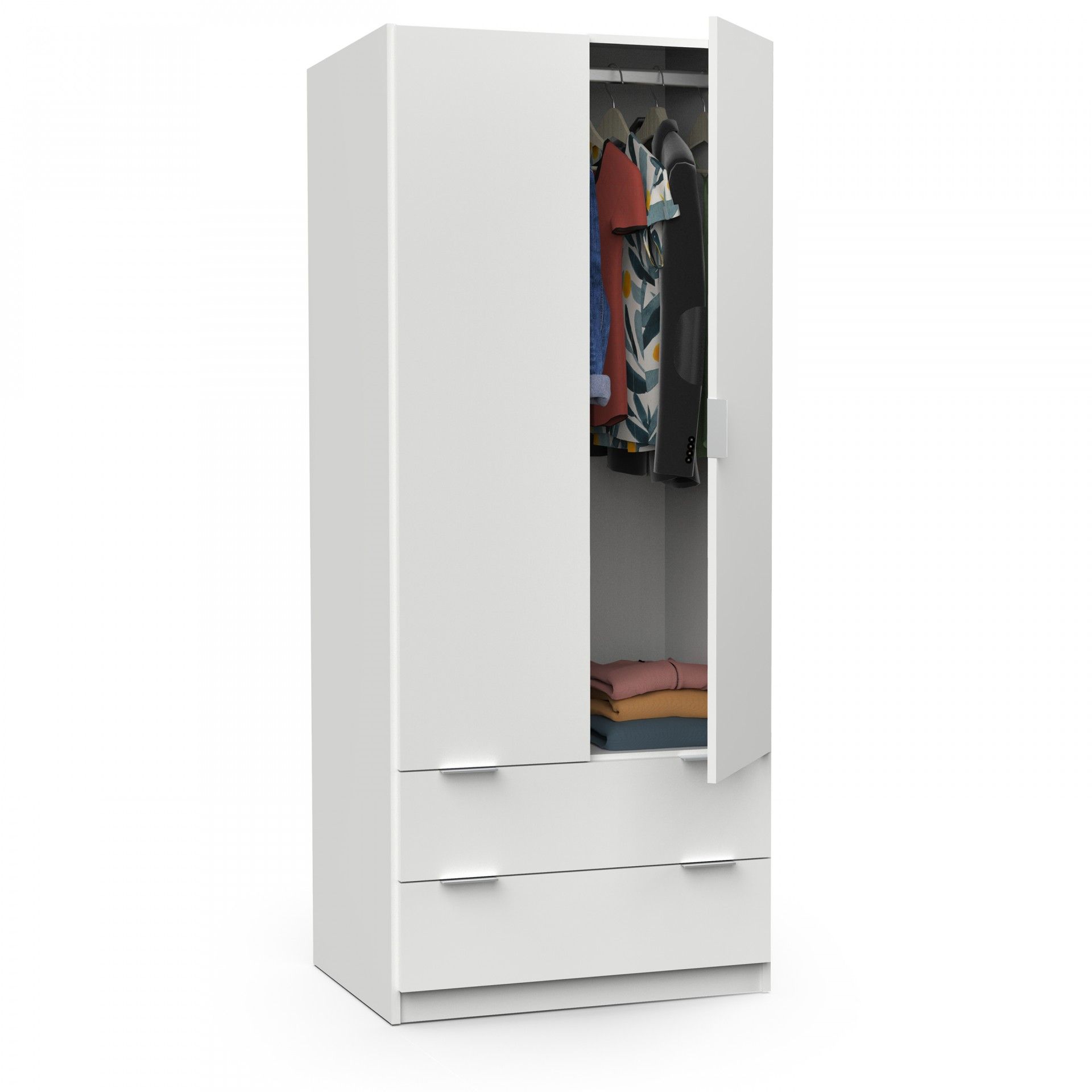 Roupeiro Dublin 180x74x50 Branco