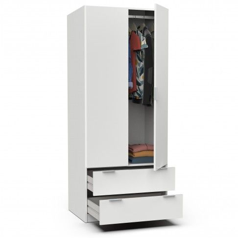 Roupeiro Dublin 180x74x50 Branco Roupeiro Dublin 180x74x50 Branco