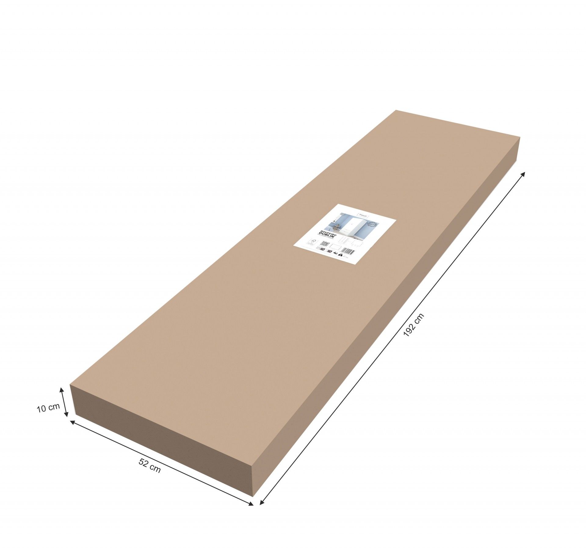 Roupeiro Dublin 180x74x50 Branco