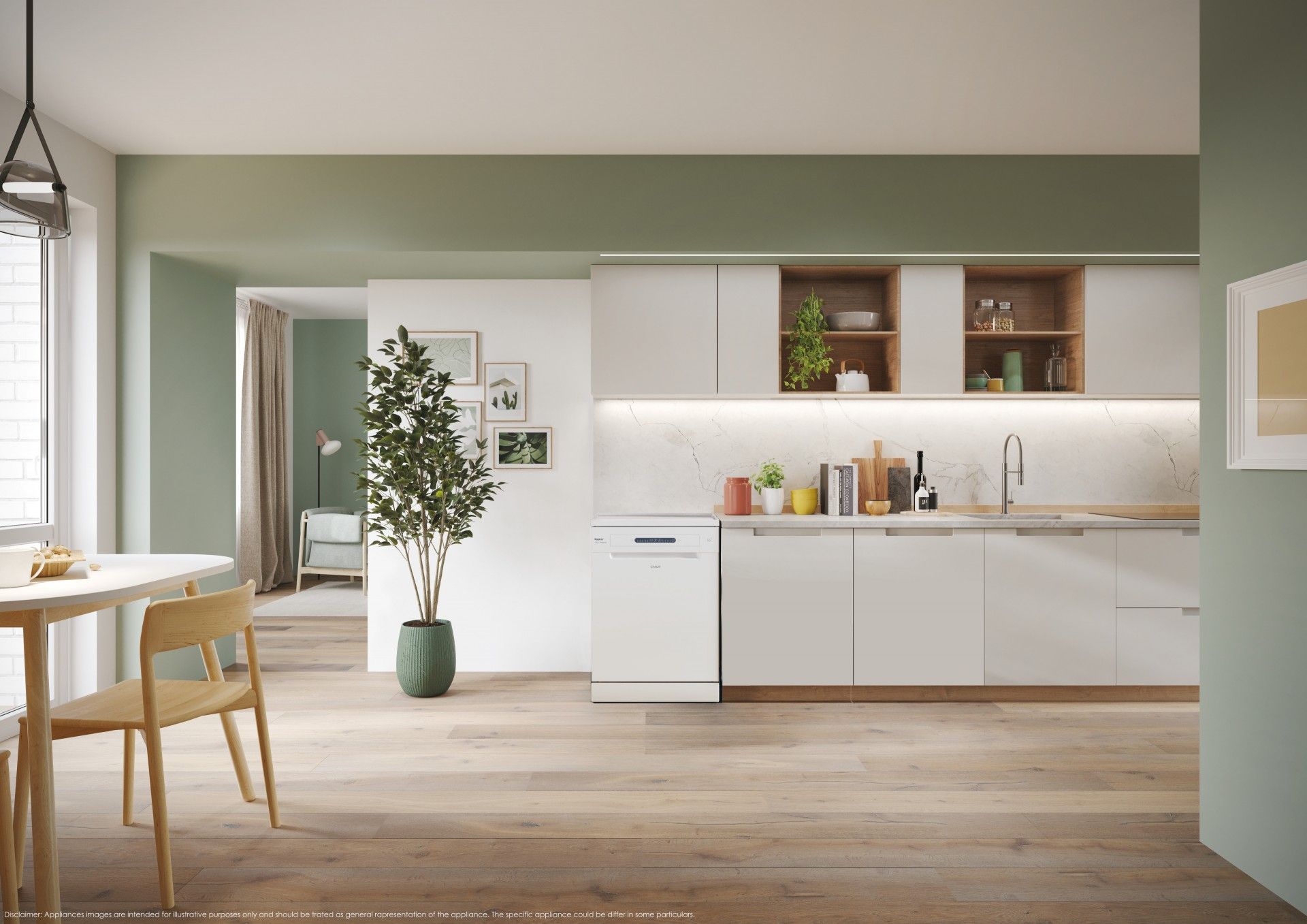 Máquina Lavar Loiça Cf 3e7e0w Branco Candy