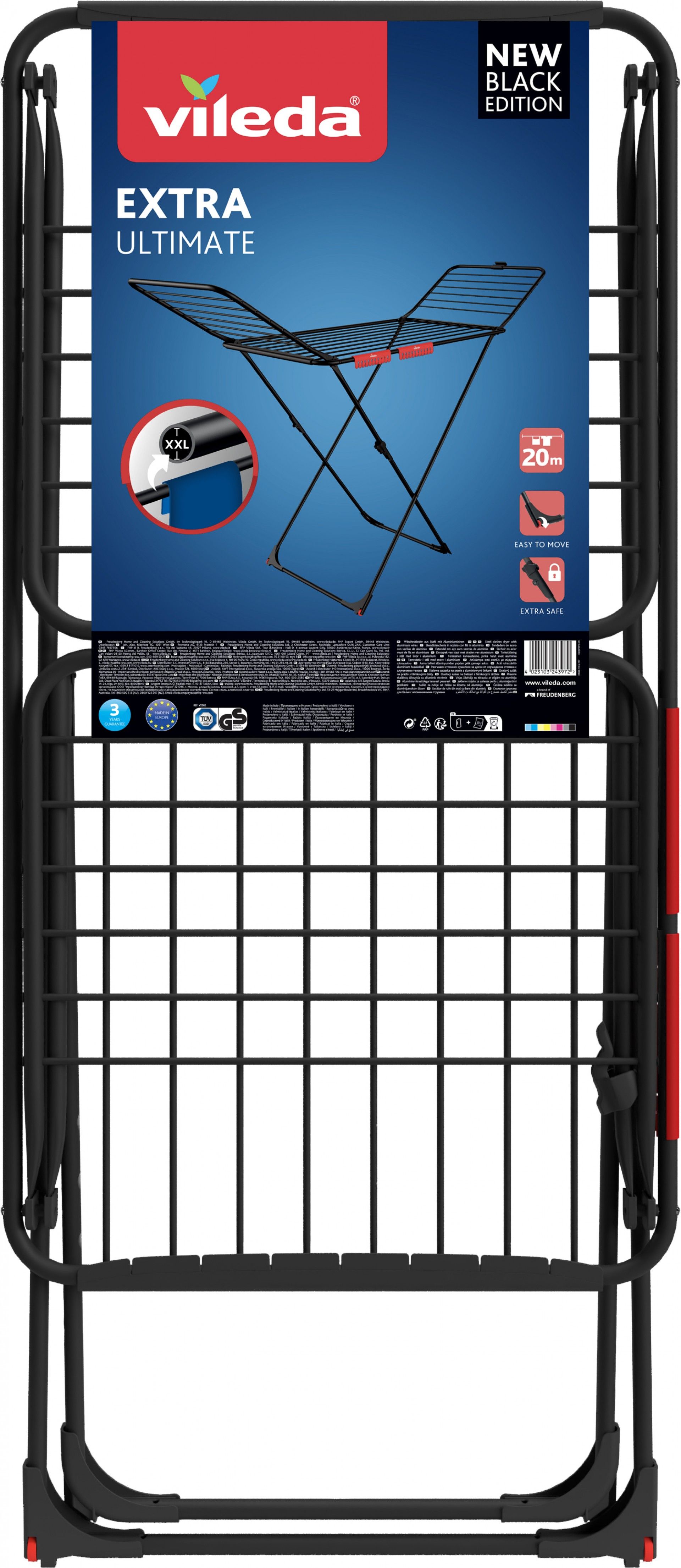 Estendal X-Legs Extra Ultimate Preto Vileda