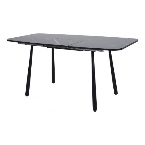 Mesa Extensível Rialto 120/160x80cm Preta Mesa Extensível Rialto 120/160x80cm Preta