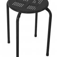 Banco Metal Leeds Preto Banco Metal Leeds Preto