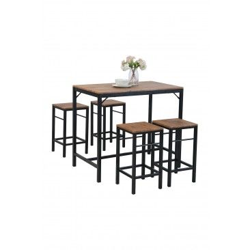 Conjunto Fontana Mesa + 4 Bancos