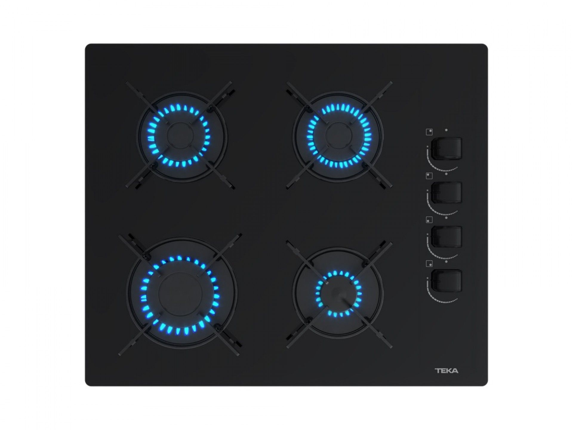 Placa Gás Gbe 64002 Kba Bk Teka