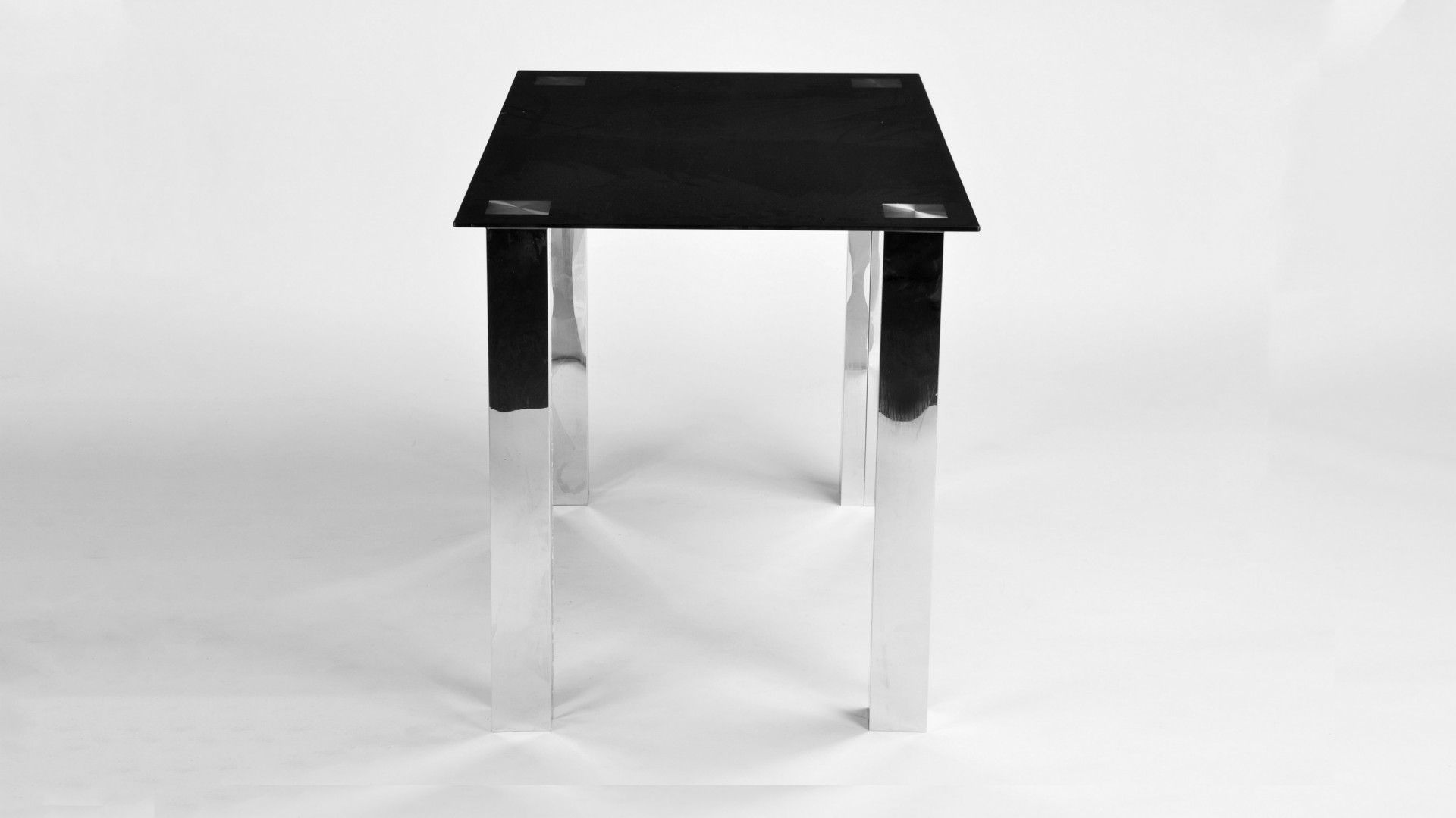 Mesa Vidro Joplin 160x90cm Preta