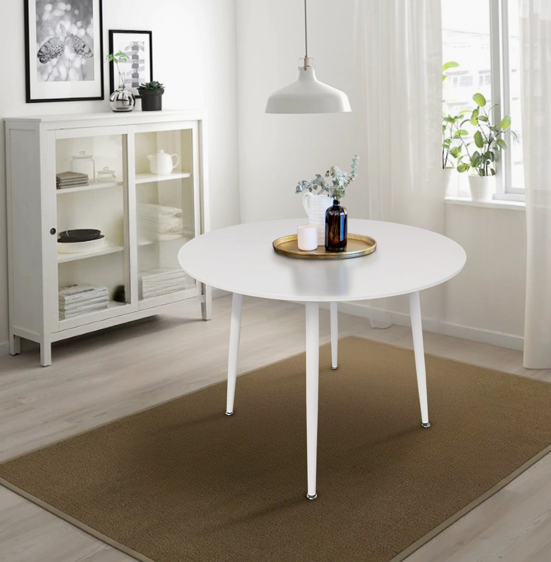 Mesa Pienza 90x90cm Branca