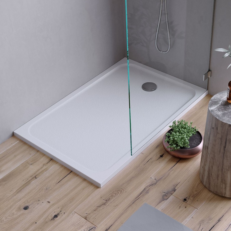 Base Duche Resina 120x80x3cm Branco