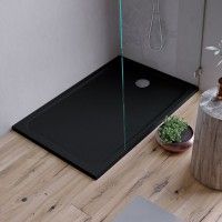 Base Duche Resina 120x80x3cm Preto Base Duche Resina 120x80x3cm Preto