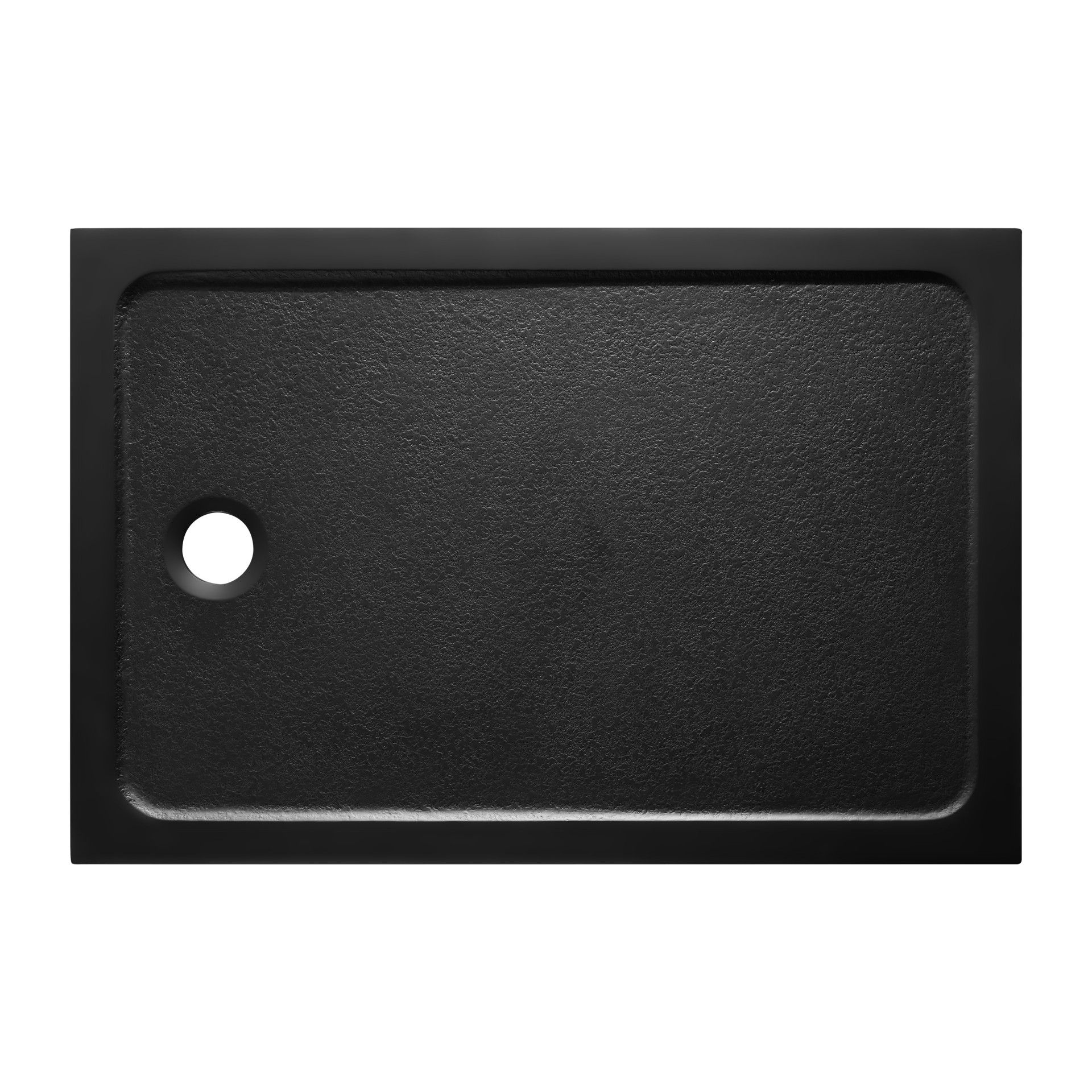 Base Duche Resina 120x80x3cm Preto
