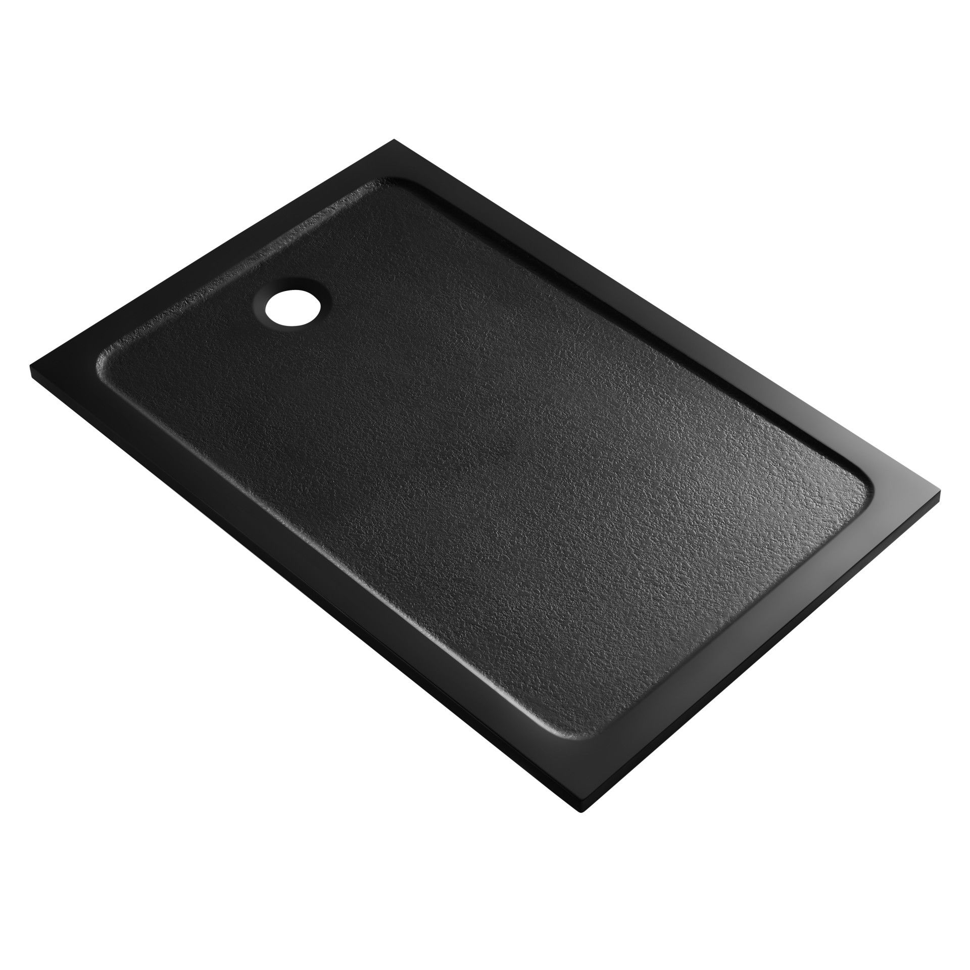 Base Duche Resina 120x80x3cm Preto