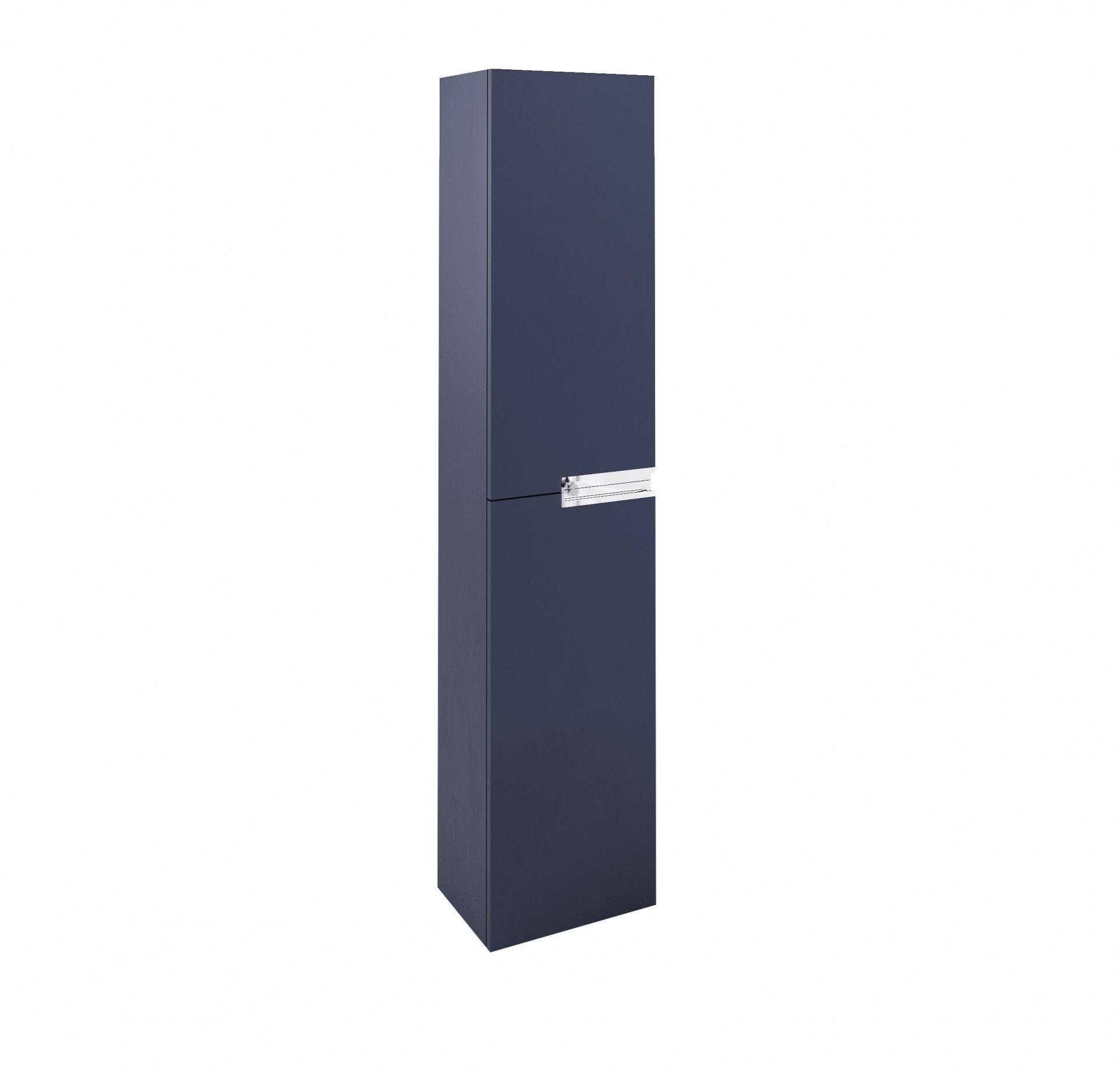 Coluna Suspensa Unik 35x25x160cm 2 portas Azul Mate