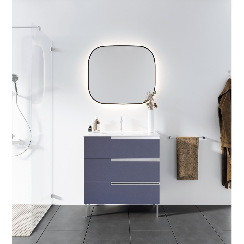 Móvel Unik 85x80x45cm, Azul Mate Móvel Unik 85x80x45cm, Azul Mate