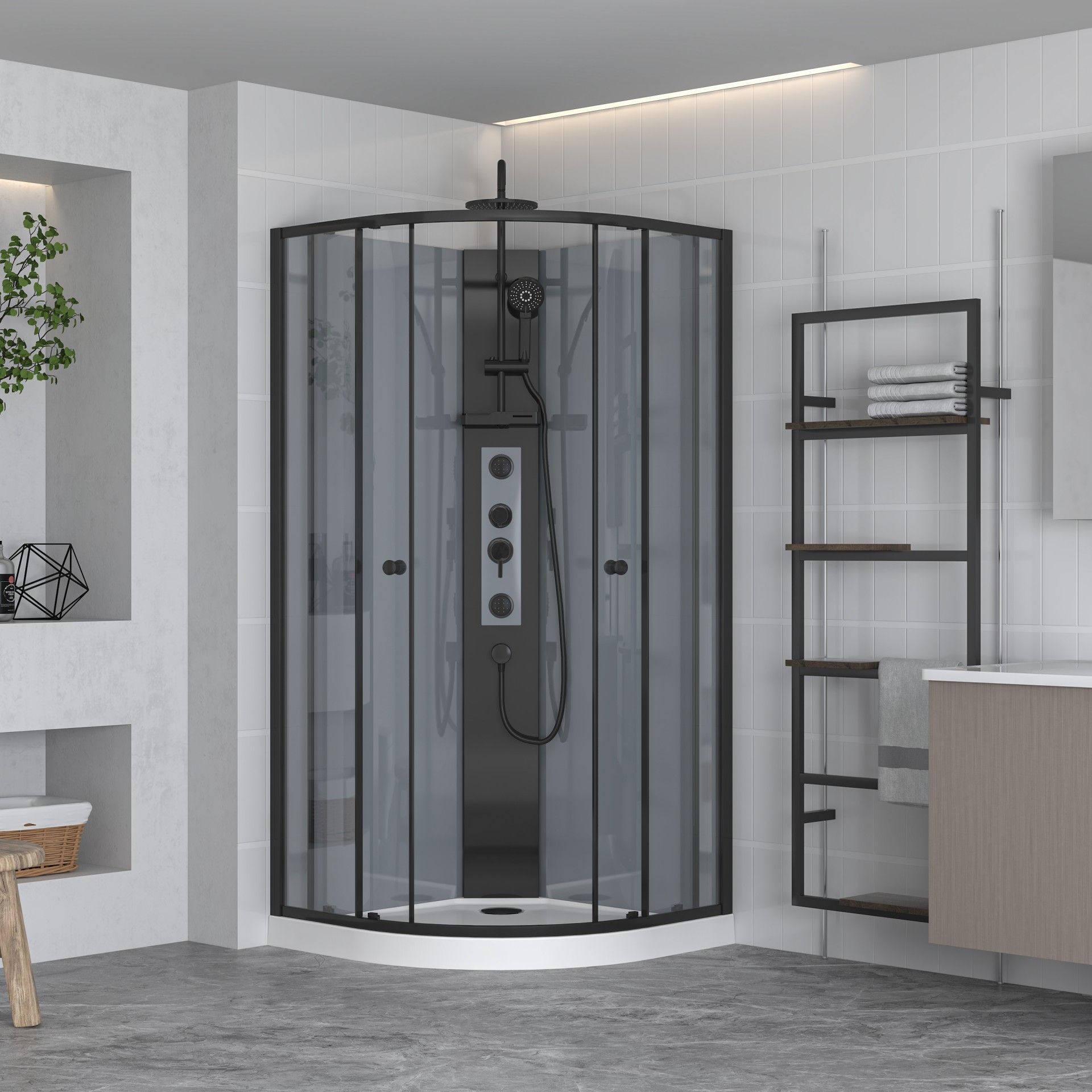 Cabine Hidromassagem Atenas 218x90x90cm