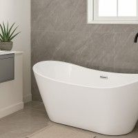 Banheira Ilha 170X75X73cm Acrílico Branco Banheira Ilha 170X75X73cm Acrílico Branco