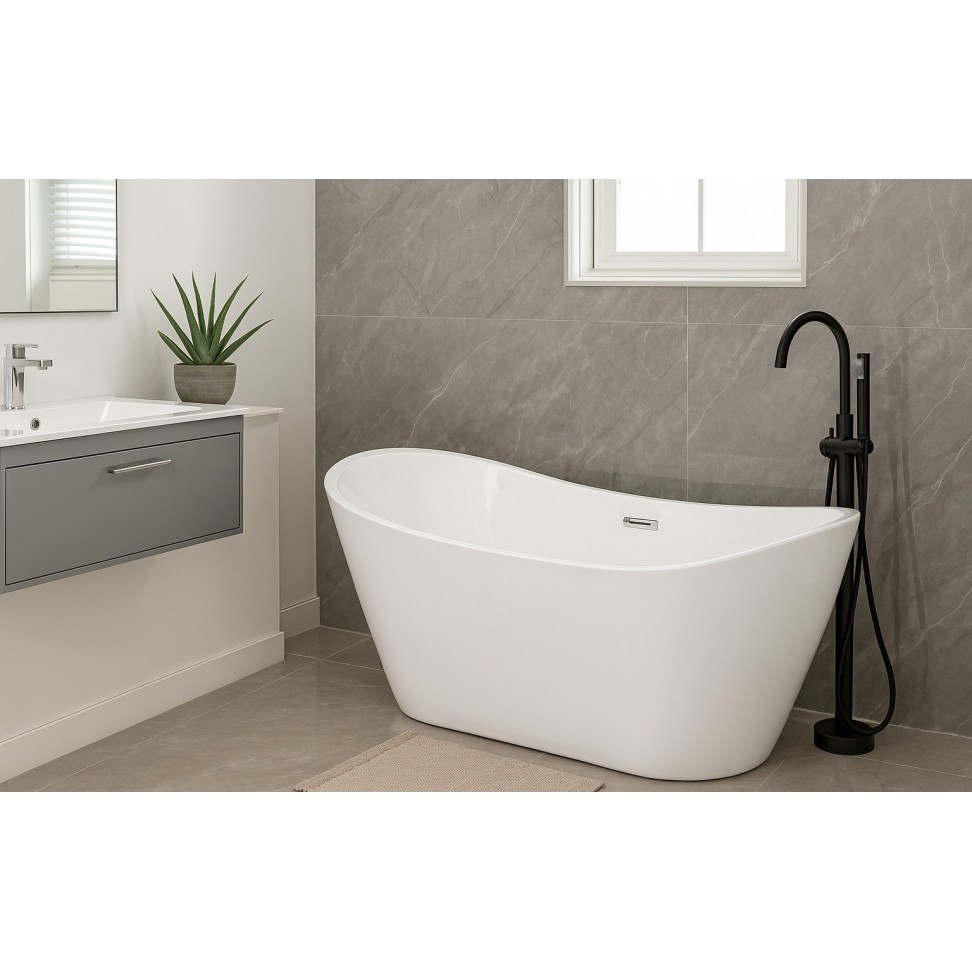 Banheira Ilha 75x170x73cm, Acr�lico, Branco