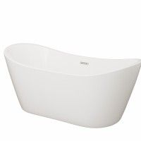 Banheira Ilha 170X75X73cm Acrílico Branco Banheira Ilha 170X75X73cm Acrílico Branco