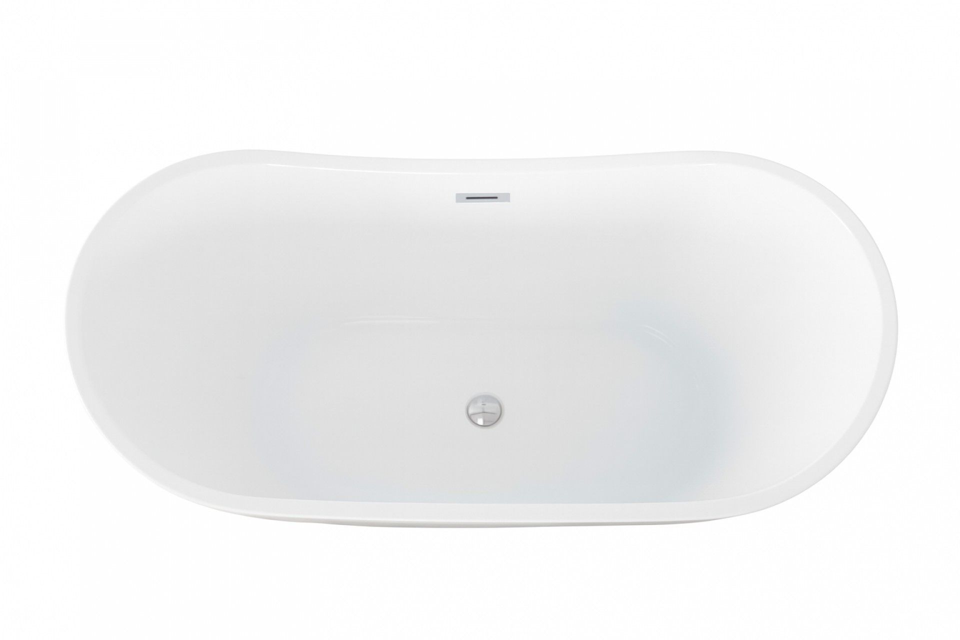 Banheira Ilha 170X75X73cm Acrílico Branco