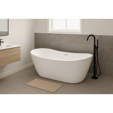 Banheira Ilha 170X75X73cm Acrlico Branco