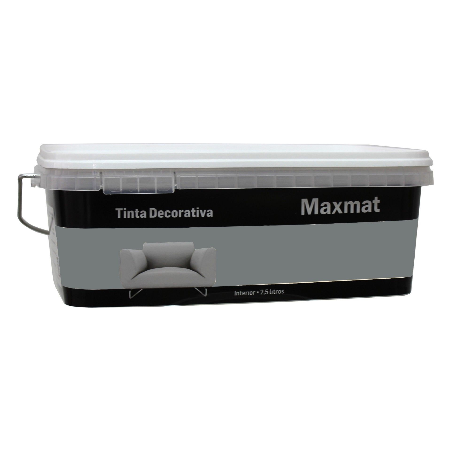 Tinta interior decorativa Cinza Beirute 2,5L