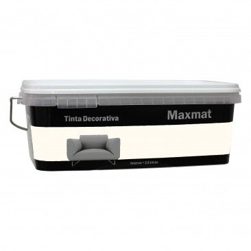 Tinta interior decorativa Branco Sujo Cairo 2,5L