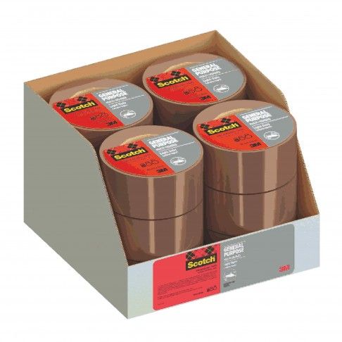 Fita Adesiva Embalagem 48mmx66m Castanho Fita Adesiva Embalagem 48mmx66m Castanho