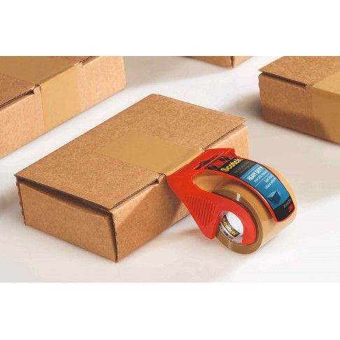 Dispensador com Fita Adesiva Embalagem 48mmx20m Castanho Dispensador com Fita Adesiva Embalagem 48mmx20m Castanho