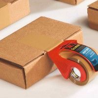 Dispensador com Fita Adesiva Embalagem 48mmx20m Castanho Dispensador com Fita Adesiva Embalagem 48mmx20m Castanho