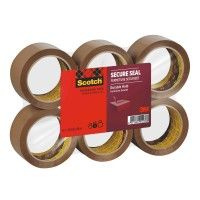 Fita Adesiva Embalagem 50mmx66m Castanho (6 unidades) Fita Adesiva Embalagem 50mmx66m Castanho (6 unidades)