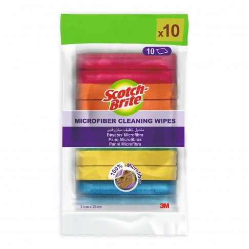 Panos Microfibras 31x29cm 10 unidades (multicolor)