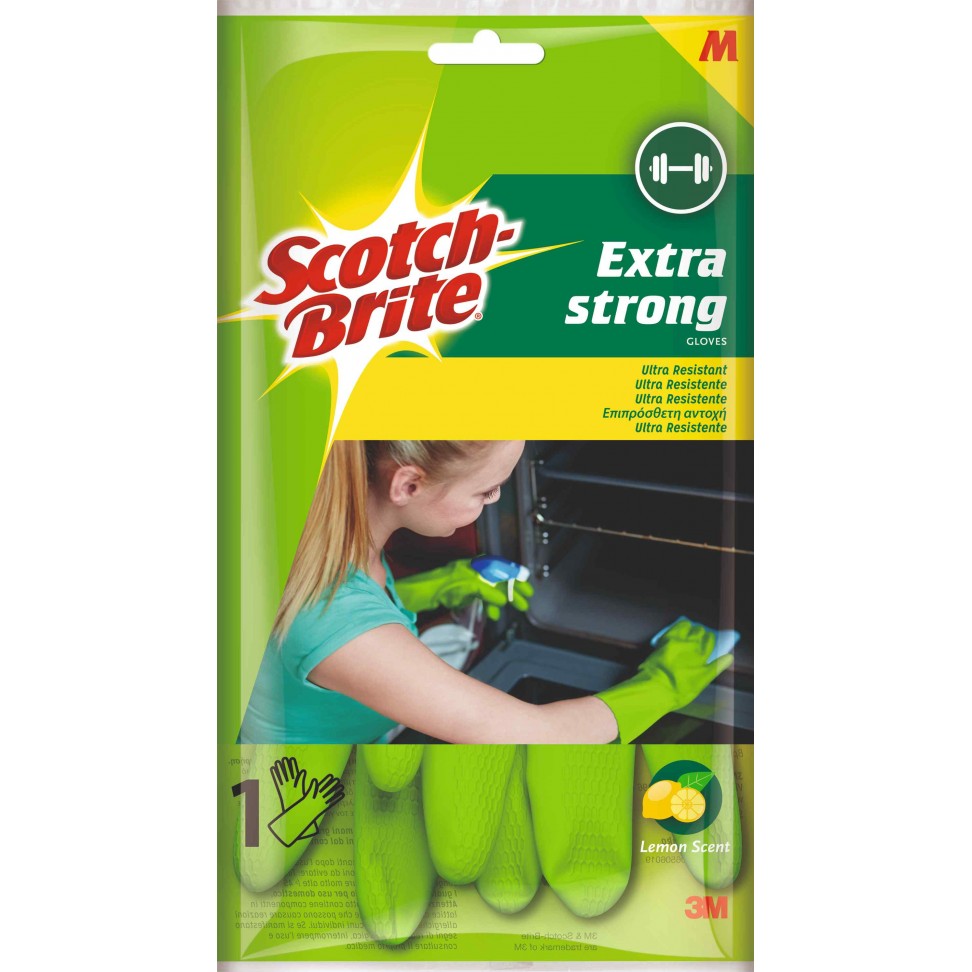 Luva Ultra Resistente Verde - Tamanho M�dio