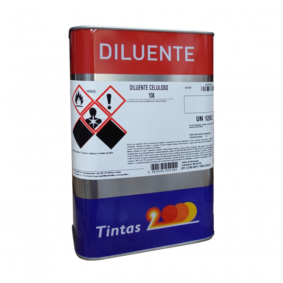 Diluente Celuloso 108 5L Diluente Celuloso 108 5L