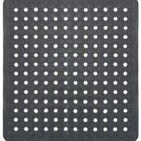 Tapete Prisma Banheira 52x52cm Cinza Escuro Tapete Prisma Banheira 52x52cm Cinza Escuro