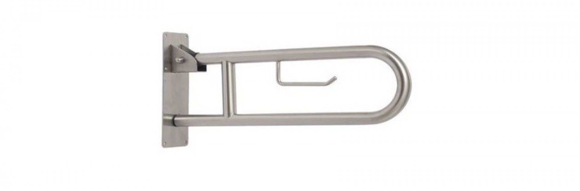 Barra Rebatível Curva C/Porta-Rolos 60cm