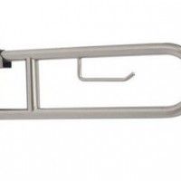 Barra Rebatível Curva C/Porta-Rolos 60cm Barra Rebatível Curva C/Porta-Rolos 60cm